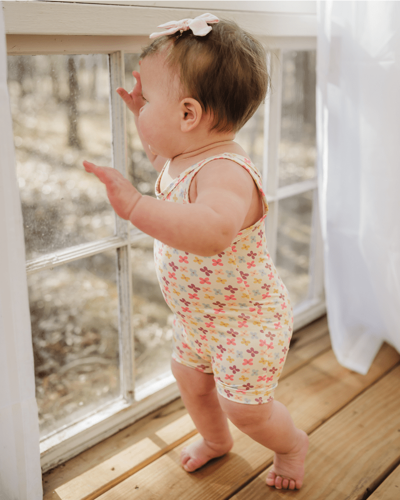 Gigi Bikeshort Romper - Butterfly Kisses