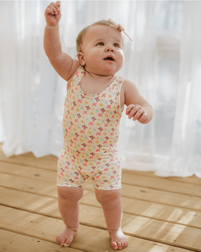 Gigi Bikeshort Romper - Butterfly Kisses