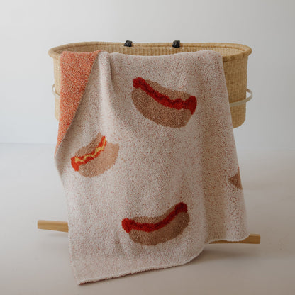 *PRE-ORDER* Plush Blanket | Hot Dogs
