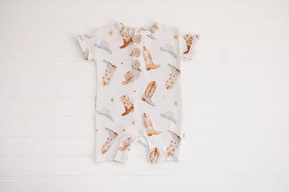 Wrangle Button Romper