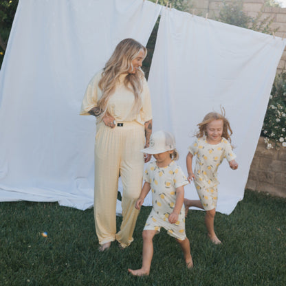 Bamboo Short Set | Lemon
