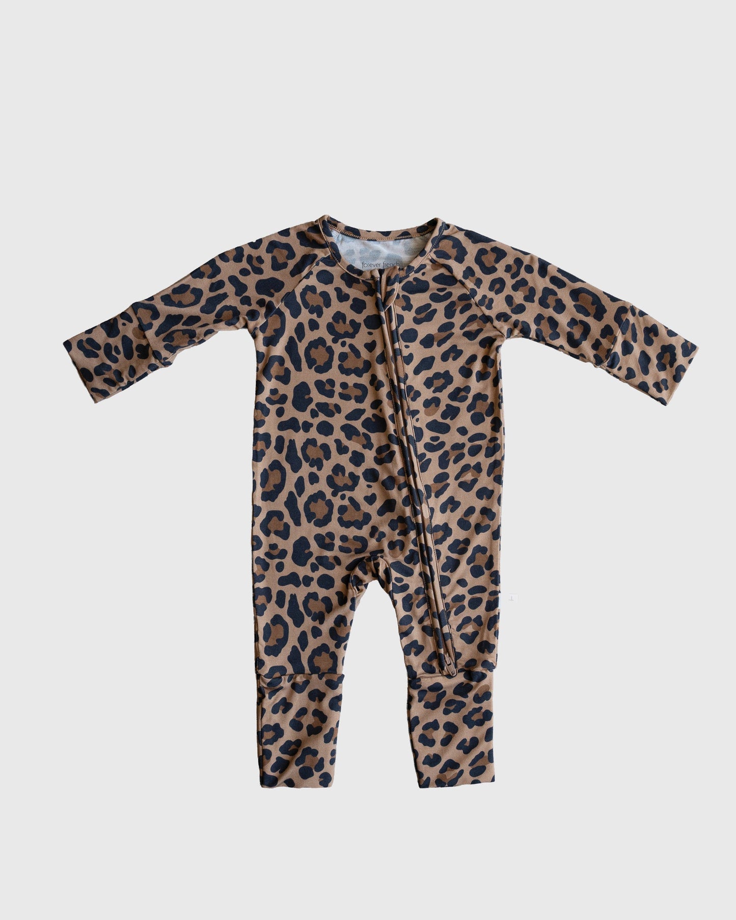 Bamboo Zip Pajamas | Leopard