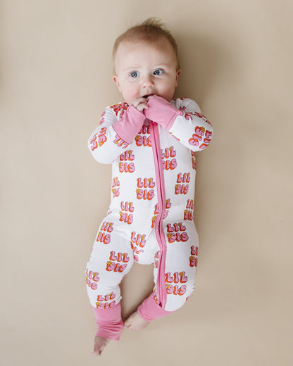 Bamboo Zip Romper | Lil Sis