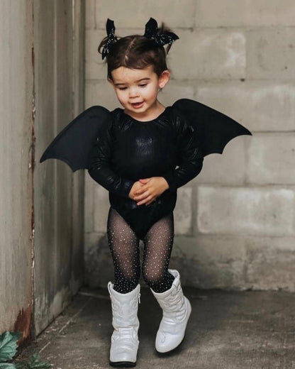 Livee Long Sleeve Leotard - Time-to-Shine Onyx