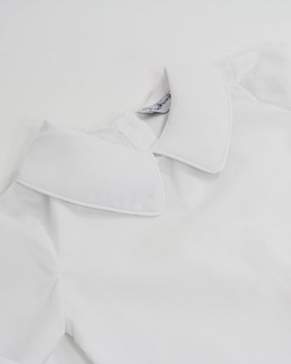 Boys Peter Pan Collar Long Sleeve Shirt