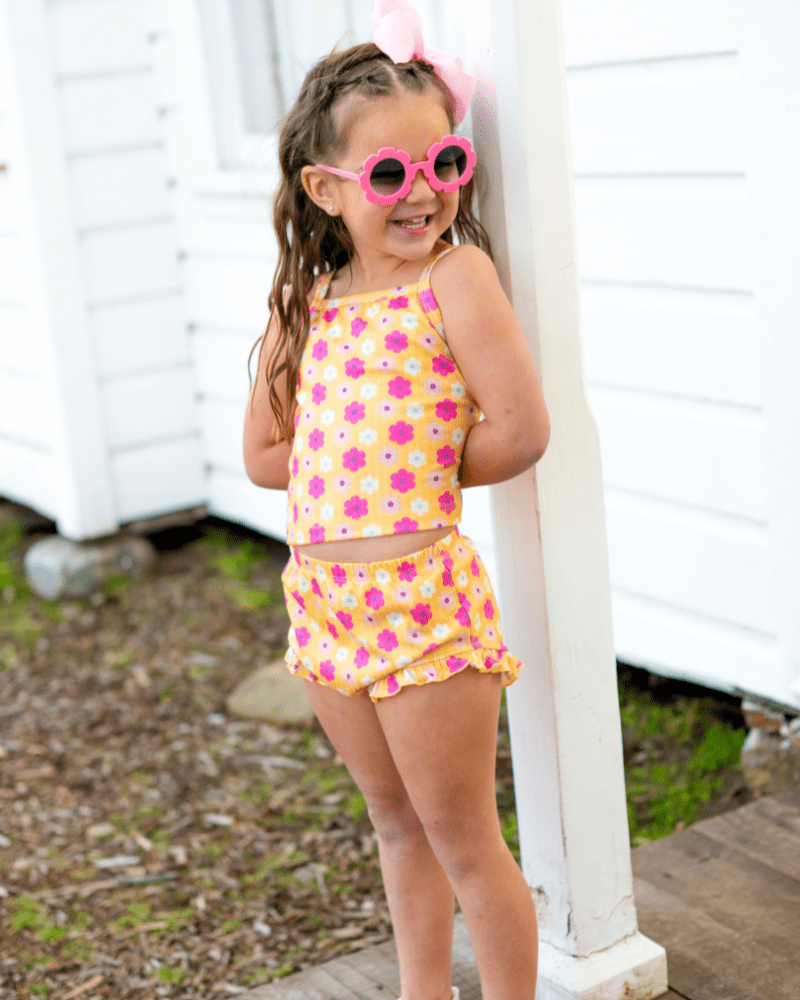 Luna Top & Bloomer Set - Daisy Chain