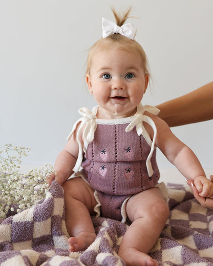 Knit Ruffle Romper | Matilda