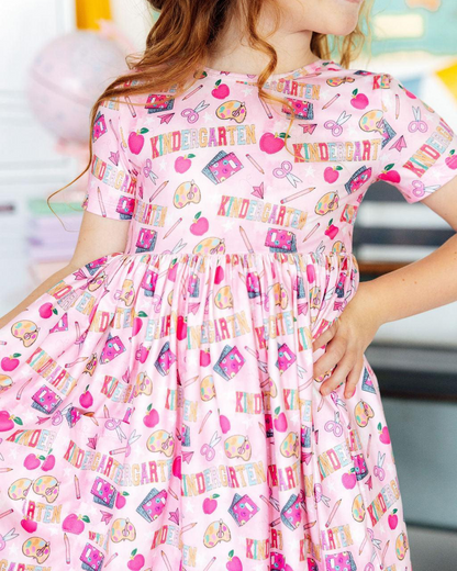 Kindergarten S/S Pocket Twirl Dress