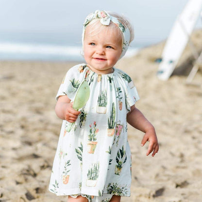 Tutu Elephant Bamboo Dress & Bloomer Set