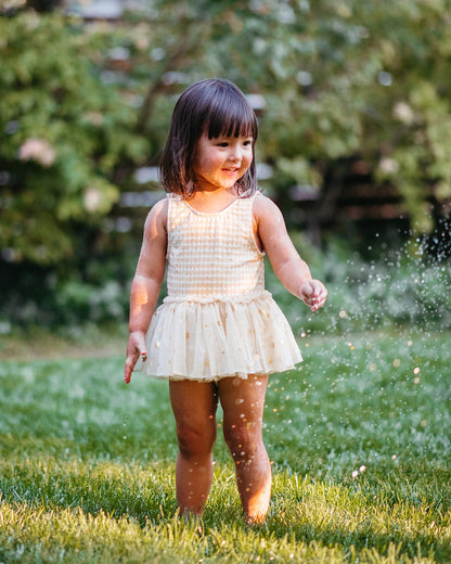 Strawberry Ballet Skirt Swimsuit