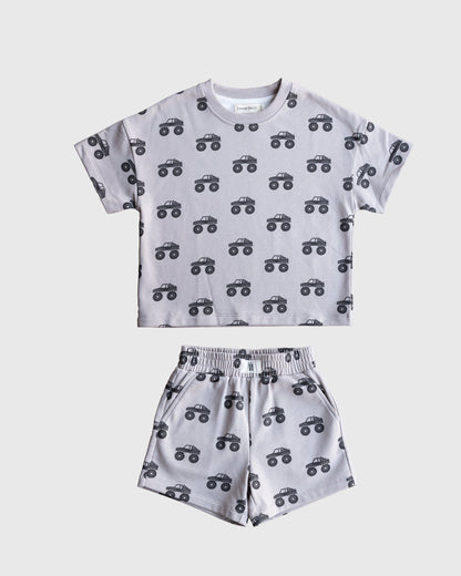 French Terry Short Set | Monster Truck