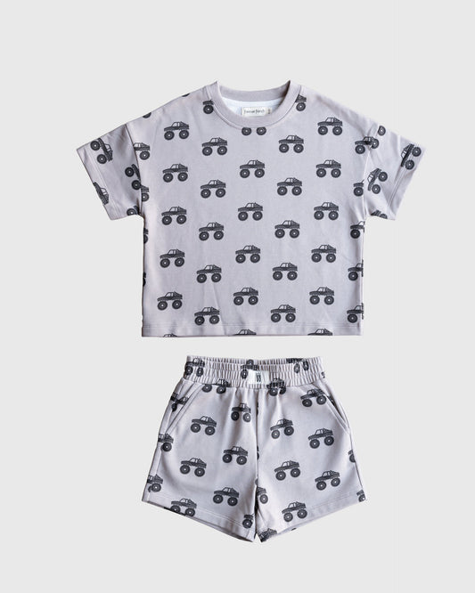 French Terry Short Set | Monster Truck