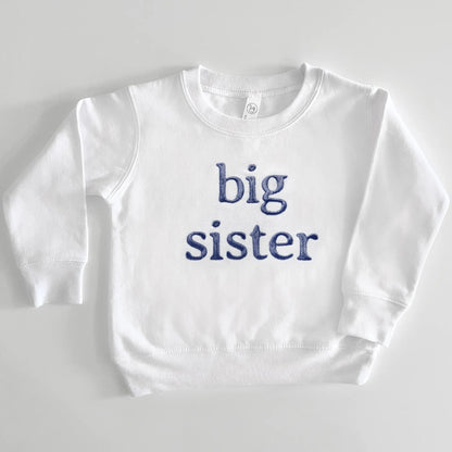 Neutral Family Matching Custom Embroidered Sweatshirts and Baby Outfits