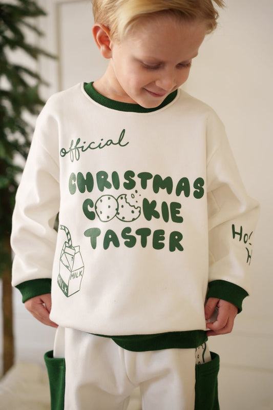 Official Christmas Cookie Taster Sweat Set