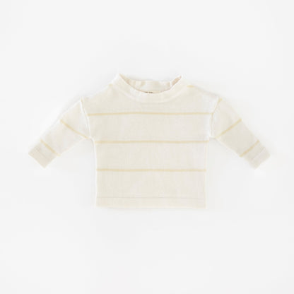 Organic Striped Knit Longsleeve