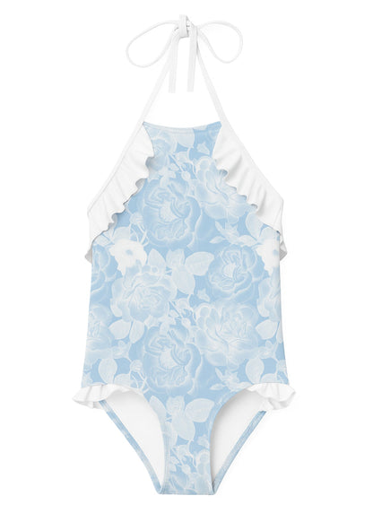 Rose Ruffle Swimsuit