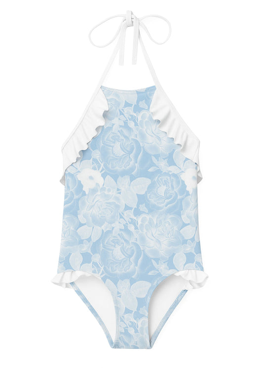 Rose Ruffle Swimsuit