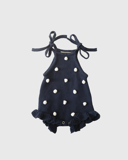 Knit Ruffle Romper | Emery