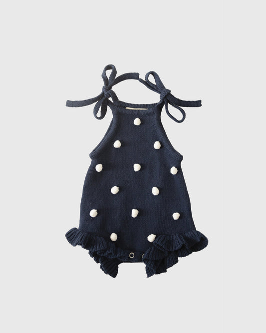 Knit Ruffle Romper | Emery