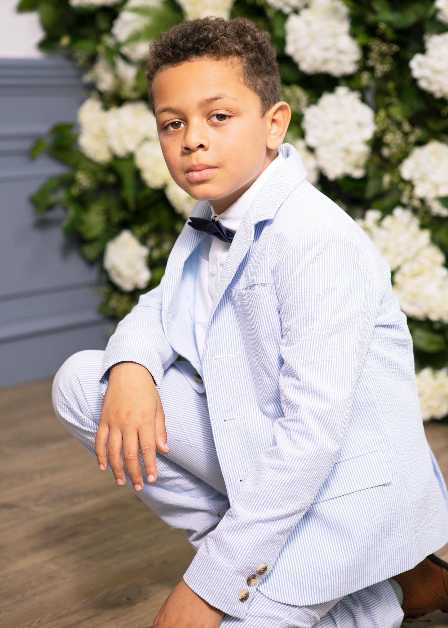 Organic Seersucker Suit Pant