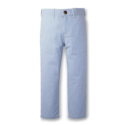 Organic Seersucker Suit Pant
