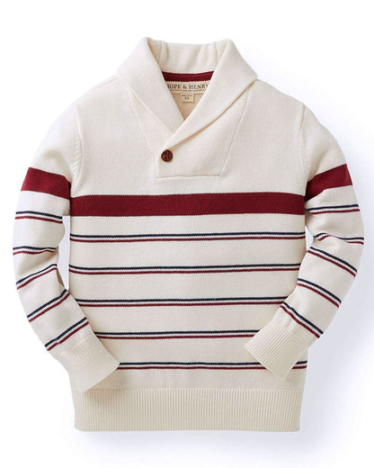 Shawl Collar Organic Sweater