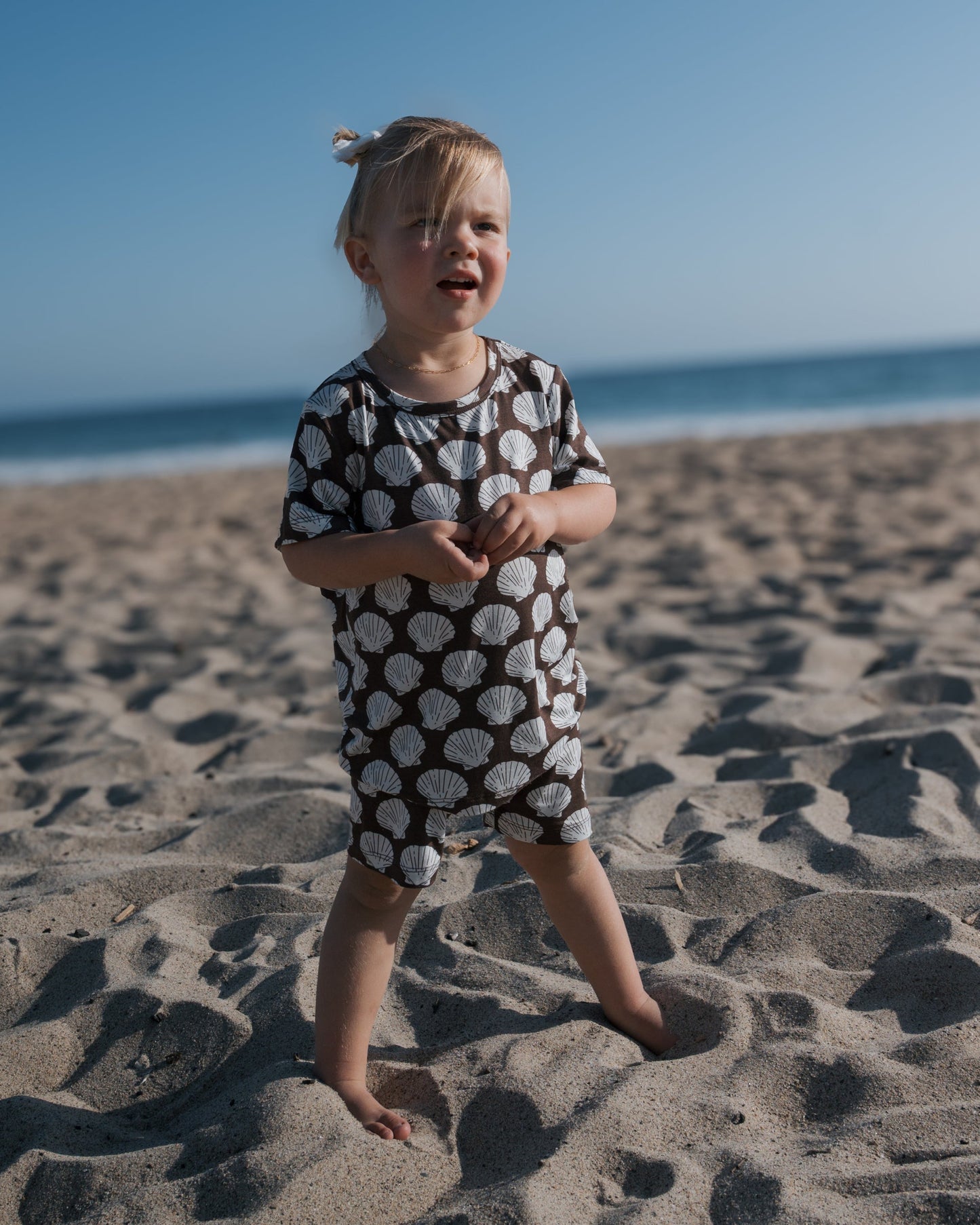 Bamboo Short Set | Seashells