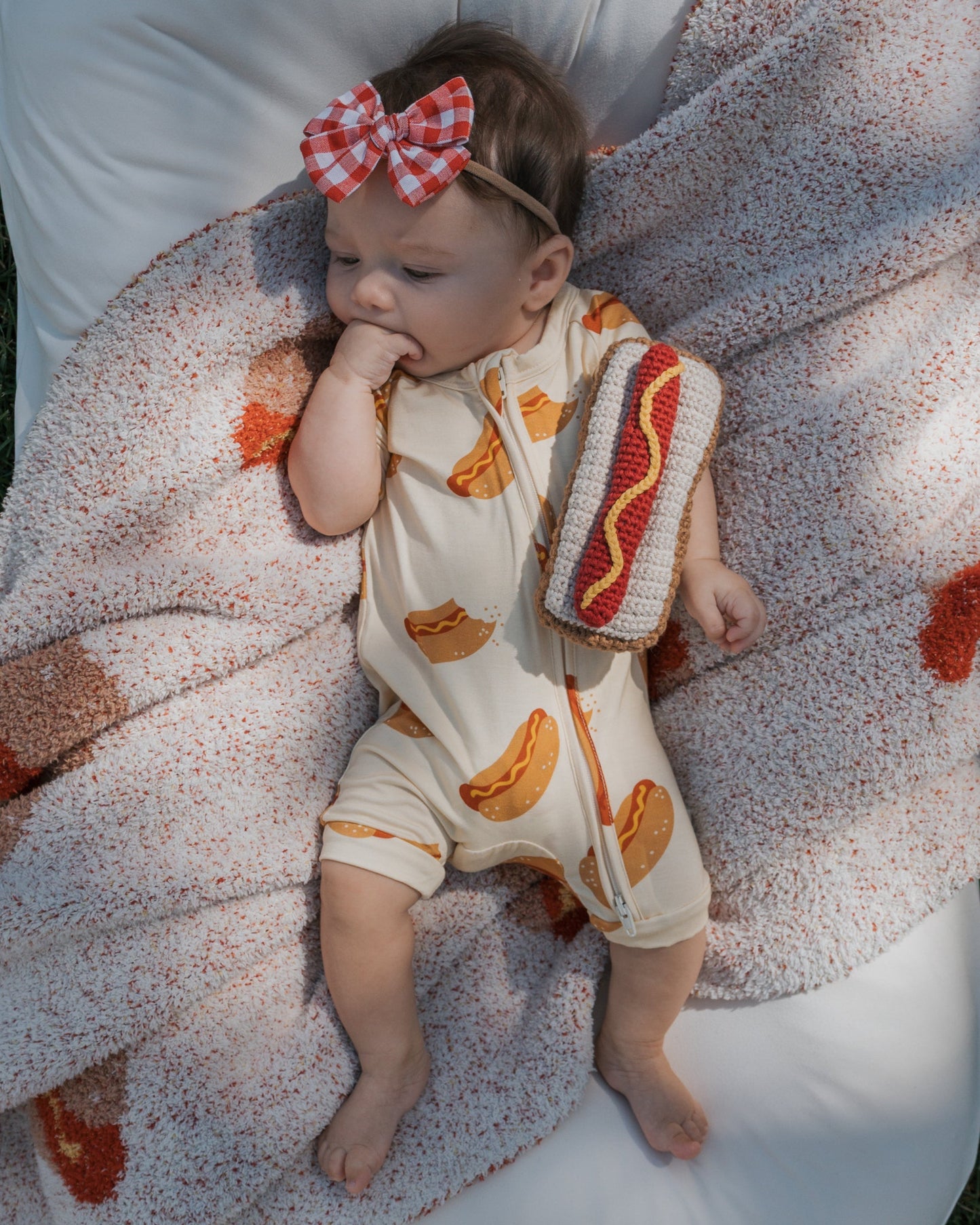 Shortie Bamboo Zip | Hot Dogs