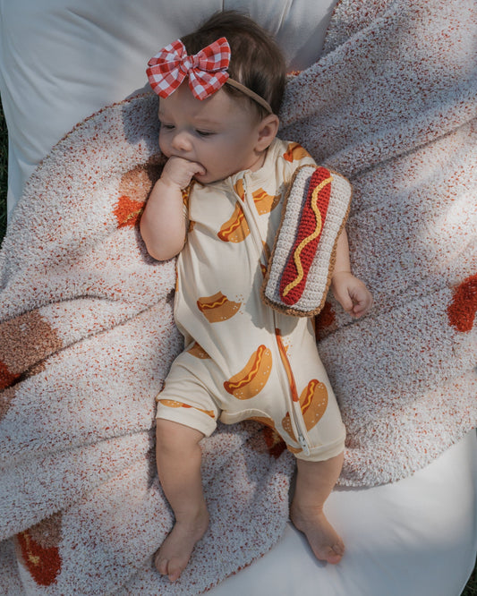 Shortie Bamboo Zip | Hot Dogs