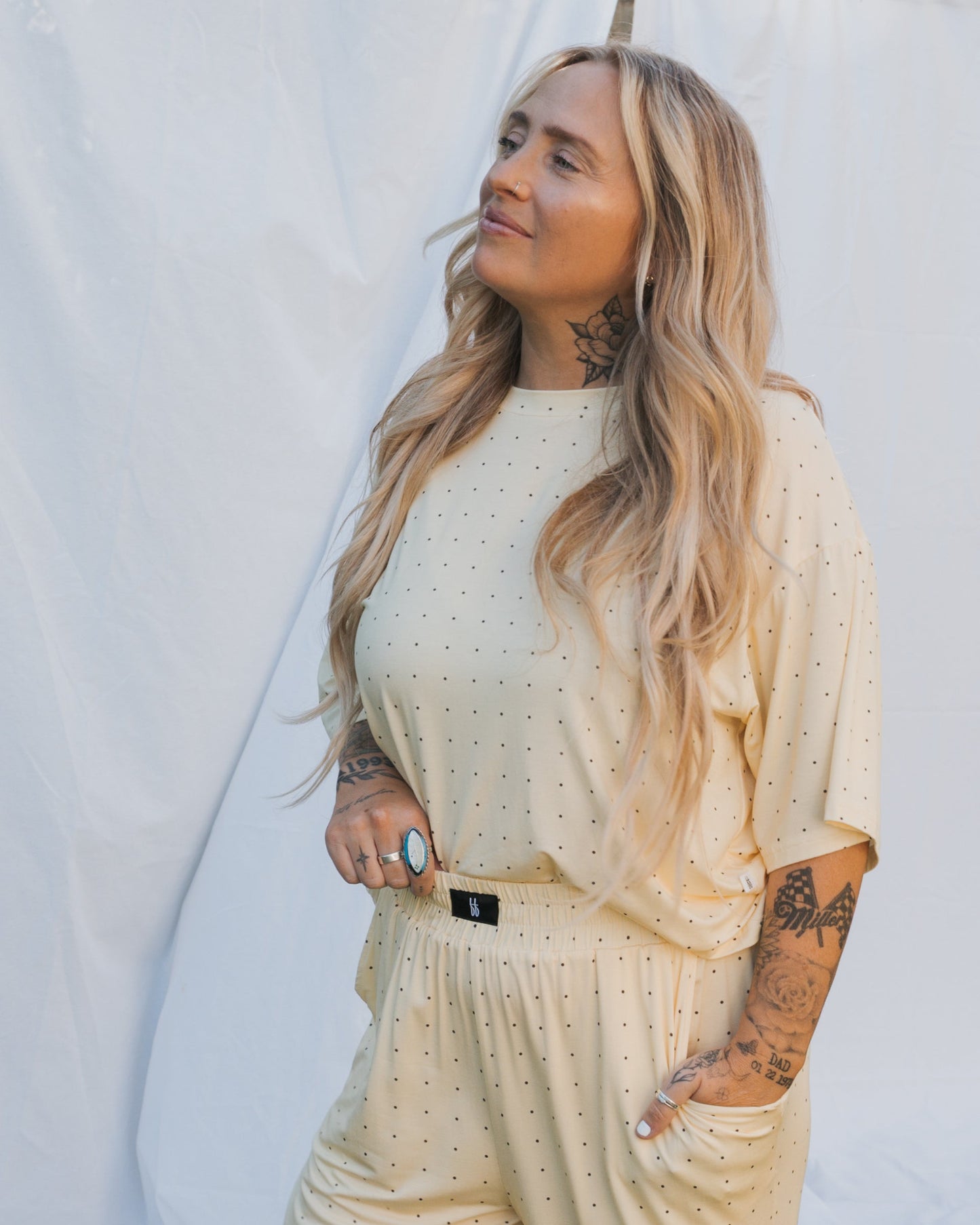 Women's Boxy Tee Lounge Set | Veda