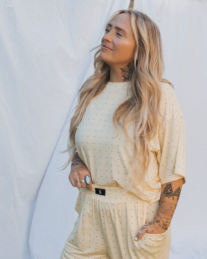 Women's Boxy Tee Lounge Set | Veda