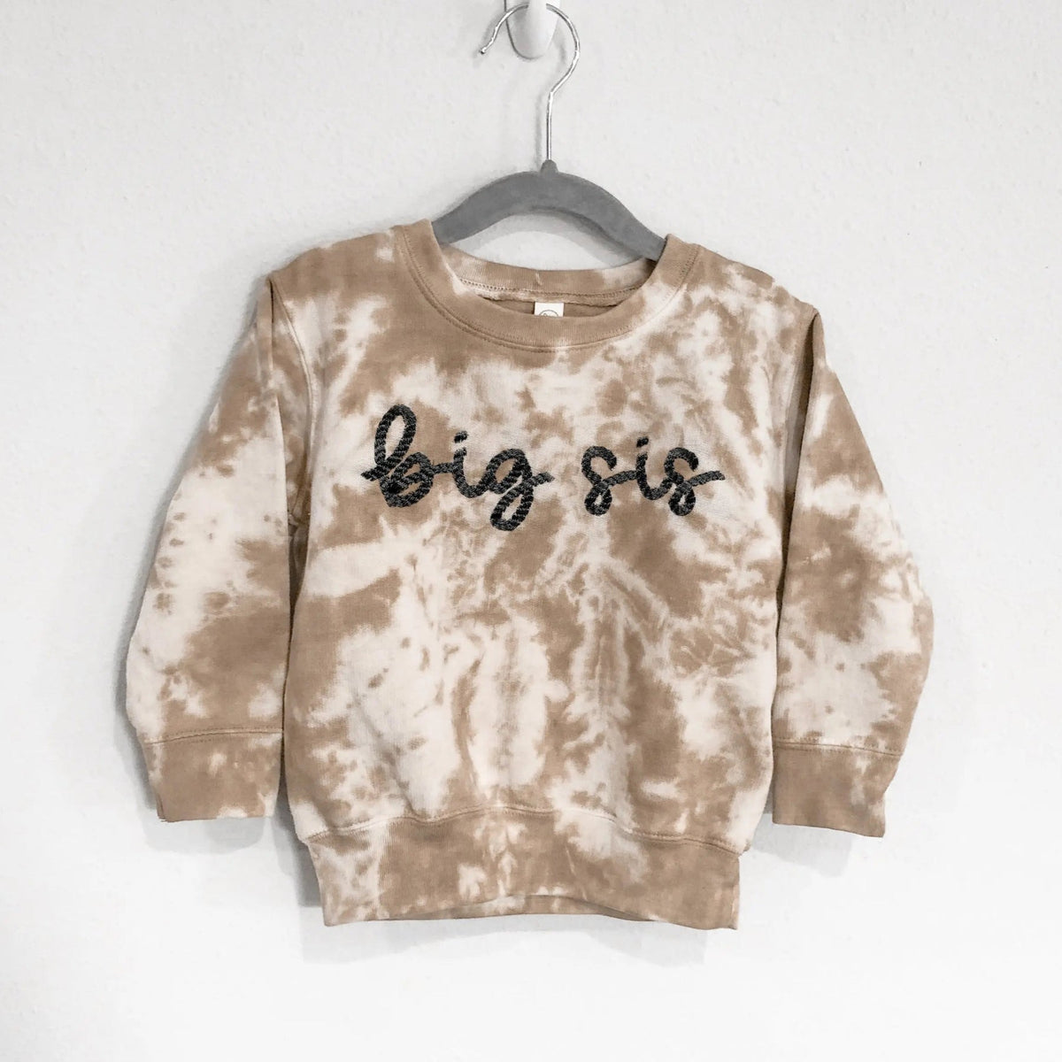 Custom Embroidered Tie-Dye Matching Sibling Outfits
