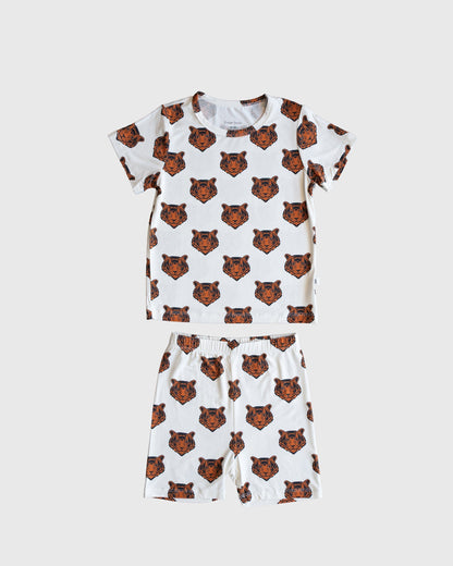 Bamboo Short Set | Tigers