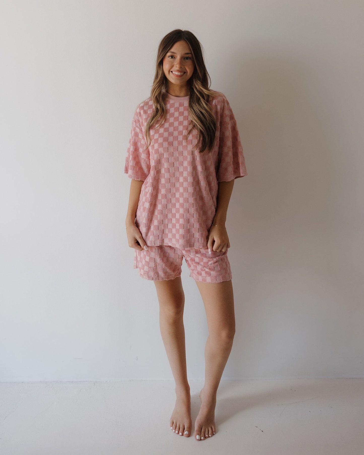 Women's Terry Short Set | Sea Pink