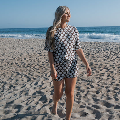 Women's Bamboo Short Set | Seashells