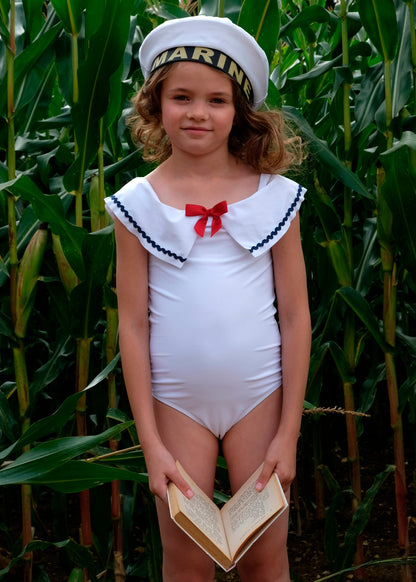Sailor Inspired Swimsuit