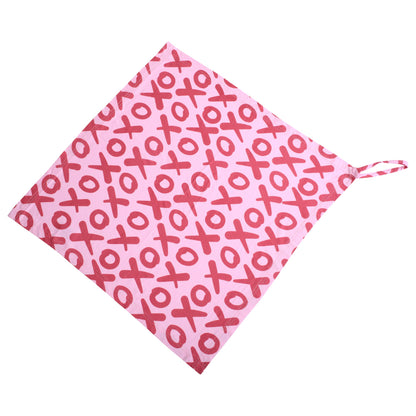 Valentine's Day XOXO Bamboo Newborn Lovey Small Blanket