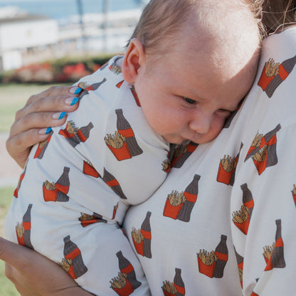 Bamboo Zip Pajamas | Fries & Cola